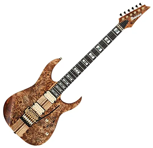 Ibanez Premium RGT1220PB Electric Guitar - Antique Brown Stained, Solidbody with 2 Humbuckers