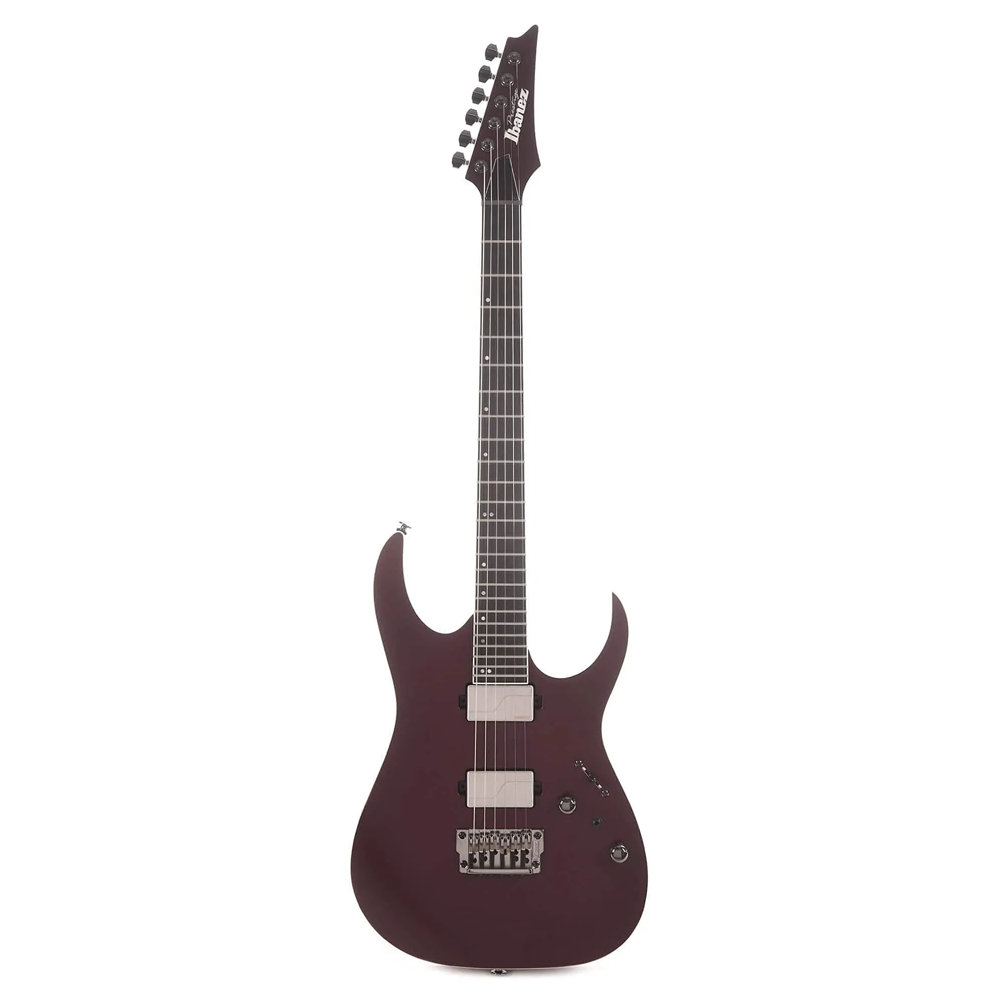 Ibanez Prestige RG5121 Electric Guitar - Burgundy Metallic Flat, Fishman Humbuckers, Mahogany