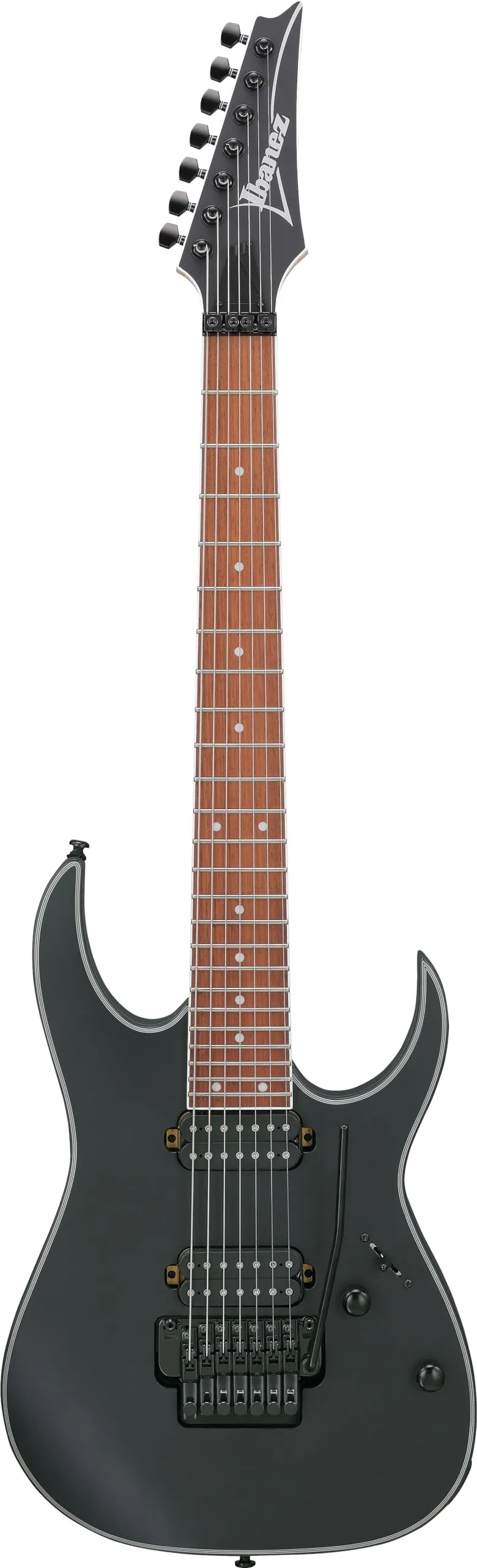 Ibanez RG7420EX 7-String Electric Guitar - Black Flat, Meranti Body, Edge-Zero II-7 Tremolo