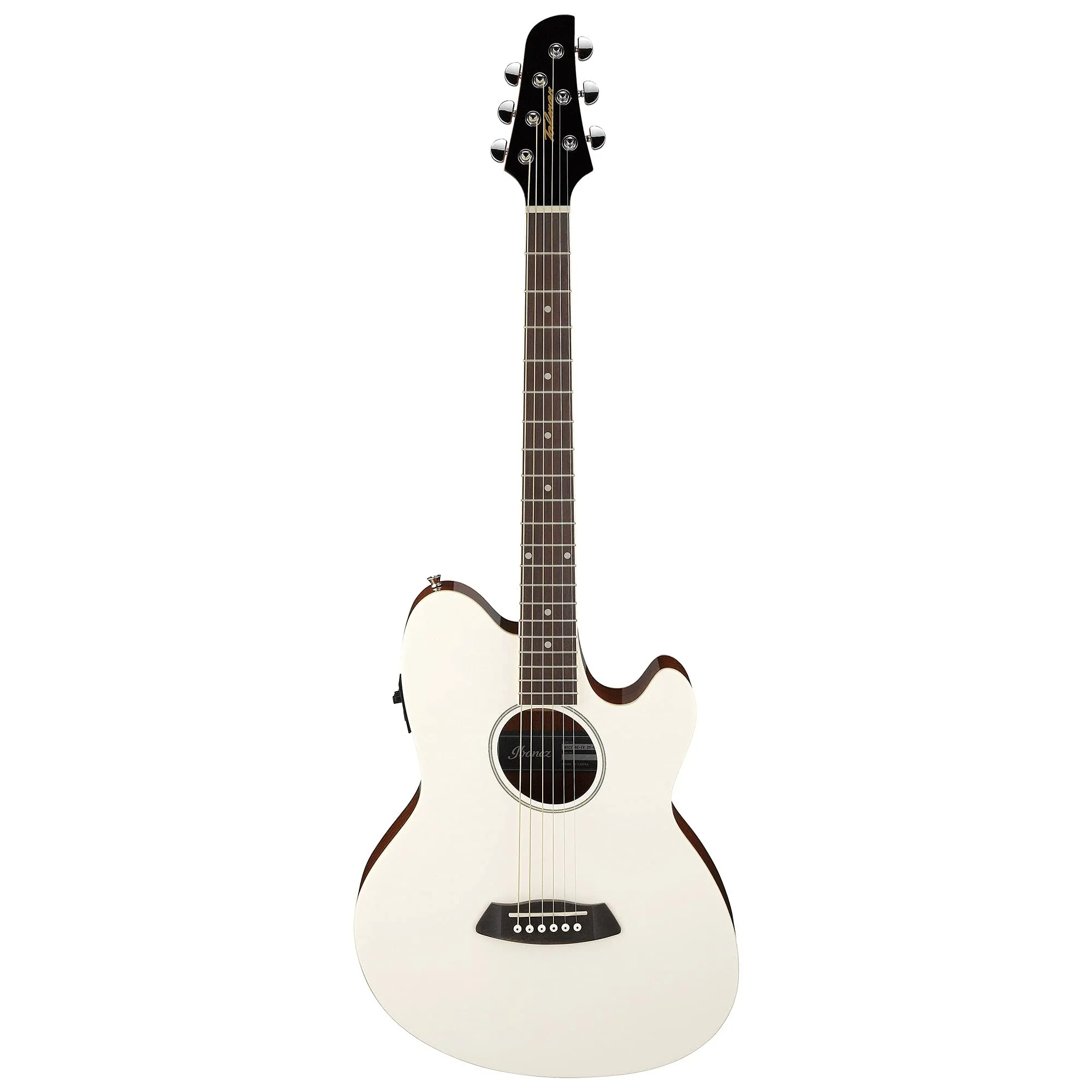 Ibanez Talman TCY10E Acoustic-electric Guitar - Ivory, 6-string, Spruce Top, Purpleheart Fingerboard