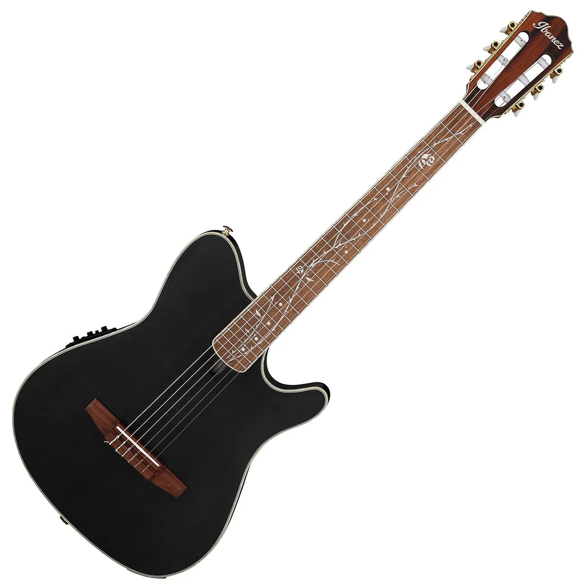 Ibanez TOD10N Tim Henson Signature Nylon Acoustic-Electric Guitar - Black, 6-String, Spruce Top