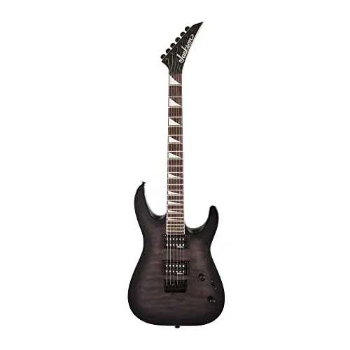 Jackson JS32Q DKA HT Electric Guitar - Transparent Black Burst, 2 Humbucking Pickups