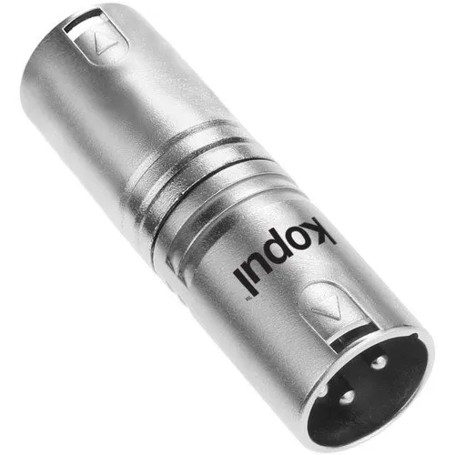 Kopul 3-Pin XLR Male to Male Turnaround Adapter (2-Pack) with Nickel-Plated Connections