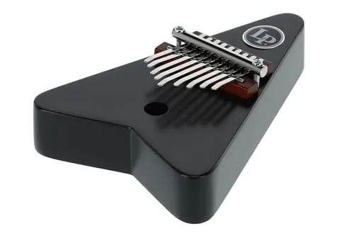 Latin Percussion Kalimba 9-Key LP0219DC - Chambered Siam Oak, Chrome-Plated Tines, Deep Cherry