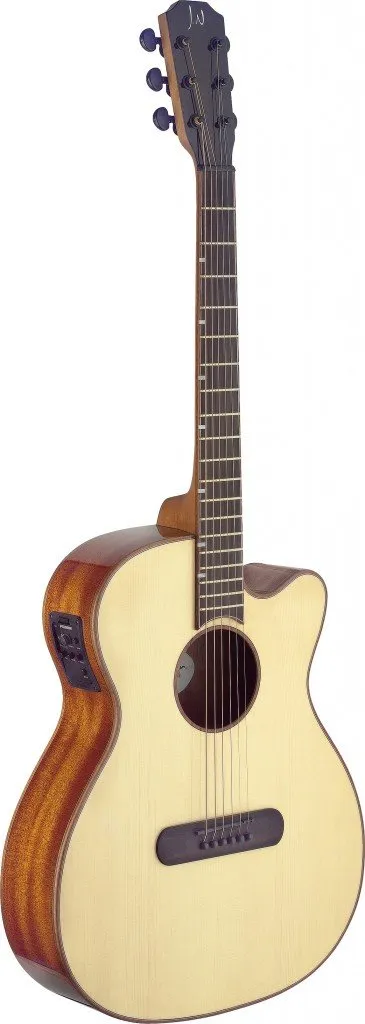 LIS-MJCFI Lismore Mini-Jumbo Acoustic-Electric Guitar with FISHMAN Electronics - Solid Spruce Top