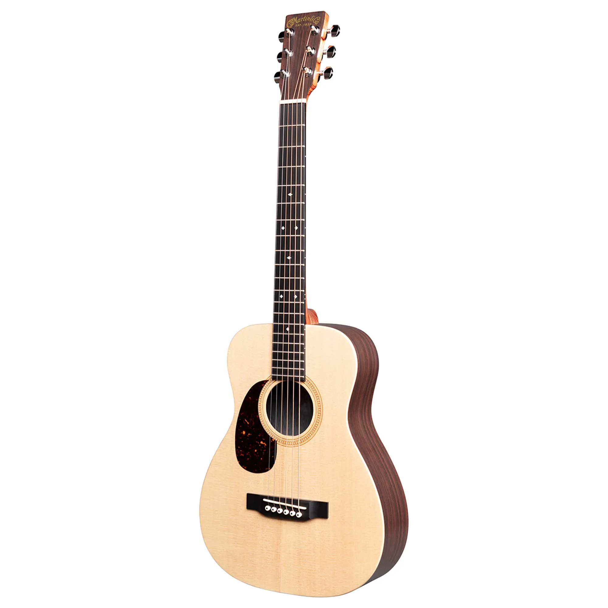 Little Martin LX1RE Acoustic-Electric Guitar, Left-Handed, Sitka Spruce Top, Rosewood Pattern