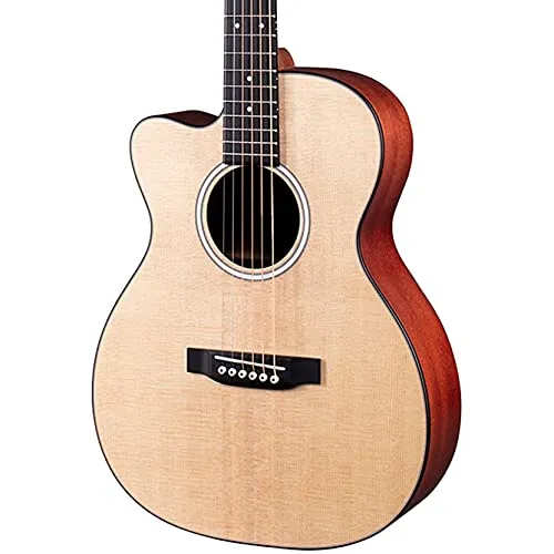 Martin 000CJr-10EL Left-Handed Acoustic-Electric Guitar Natural w/Gig Bag - Compact Sound