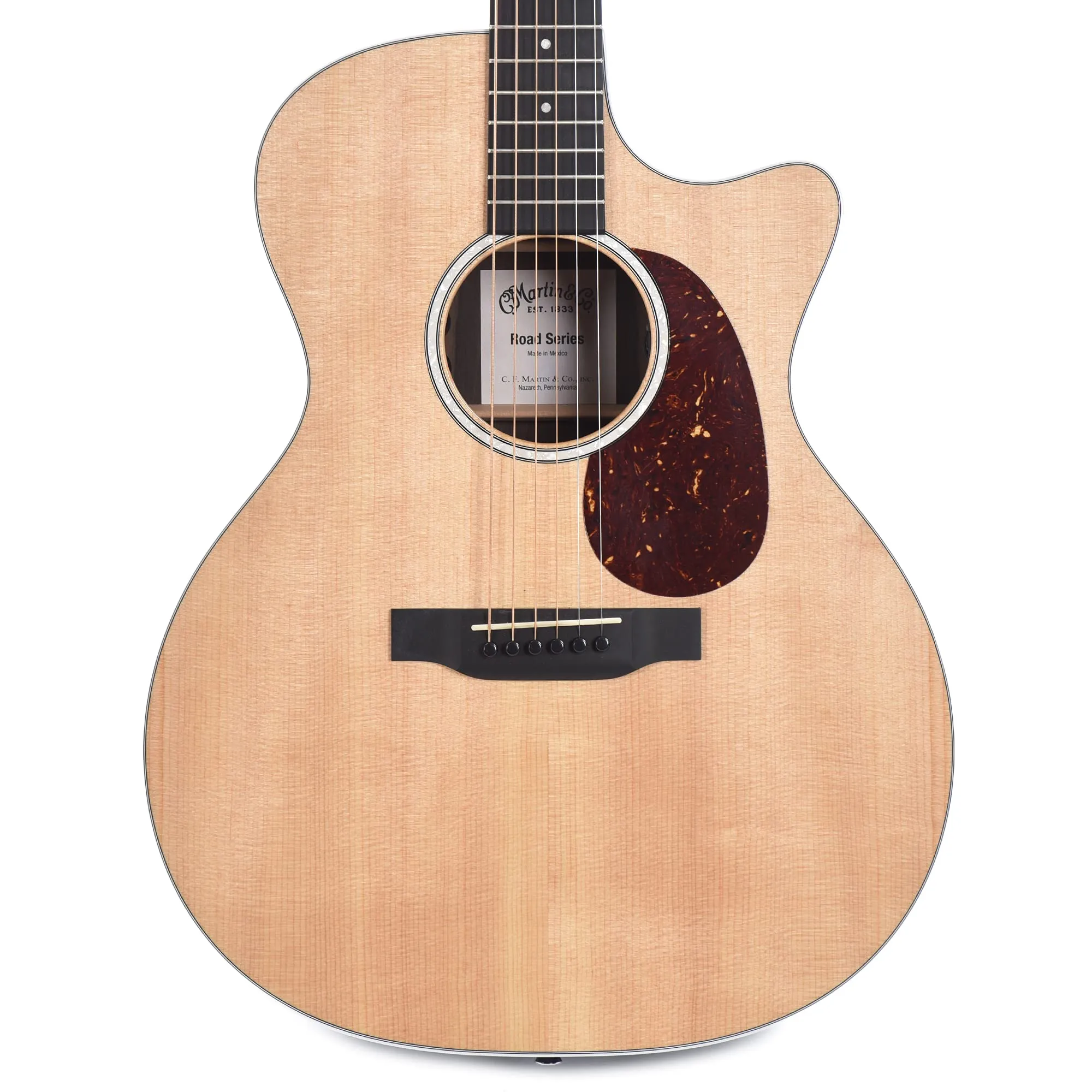 Martin GPC-13E Ziricote Acoustic-Electric Guitar - Natural, 6-String, Spruce Top, Richlite Fingerboard