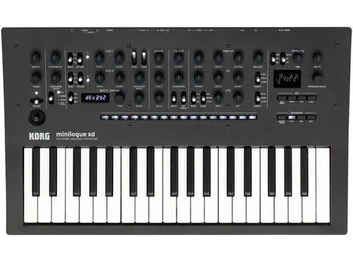 Minilogue XD Polyphonic Synthesizer - 4-Voice Analog/Digital, 2 VCOs, 16-Step Sequencer