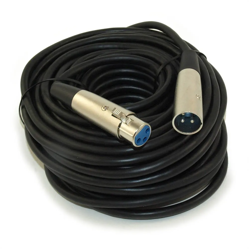 MyCableMart 75Ft XLR 3P Male/Female Microphone Audio Mixer Cable