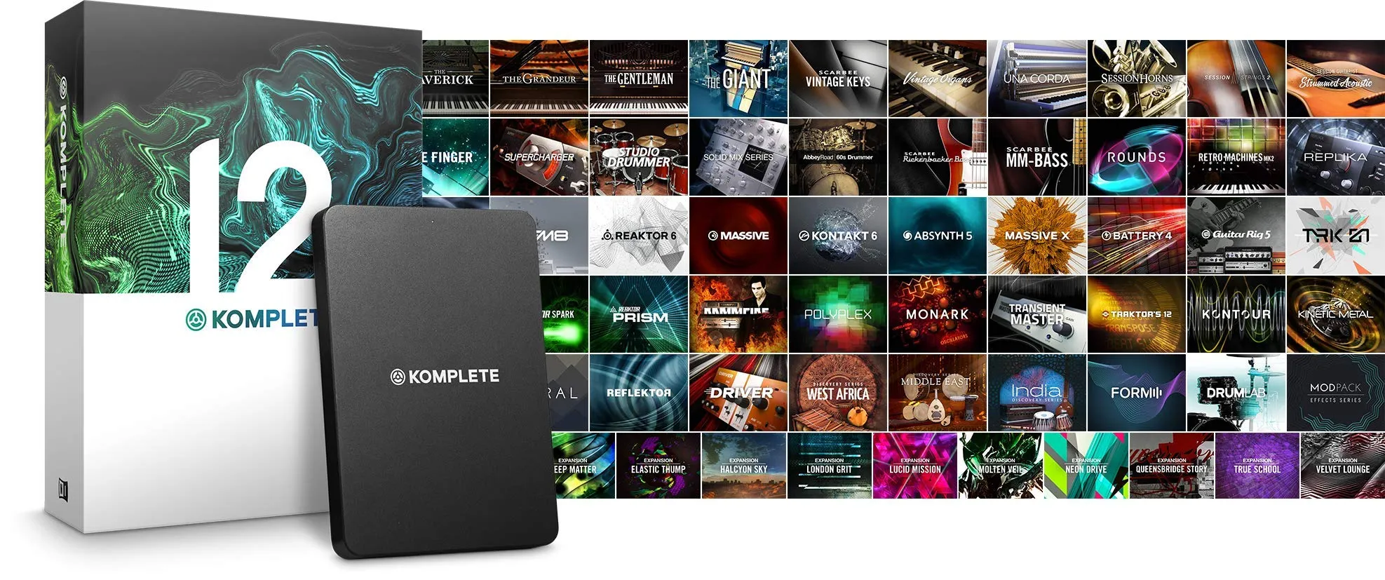 Native Instruments Komplete 12 Upgrade from Komplete Select - 50+ Instruments & Effects