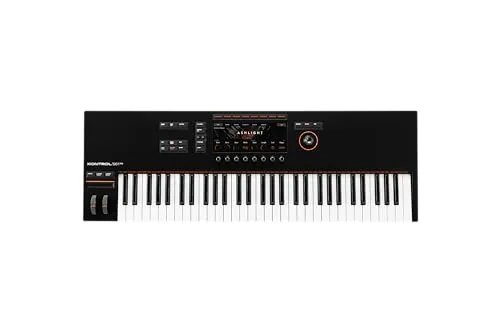 Native Instruments S61 MK3 Keyboard Controller with 61 Semi-Weighted Keys and Polyphonic Aftertouch