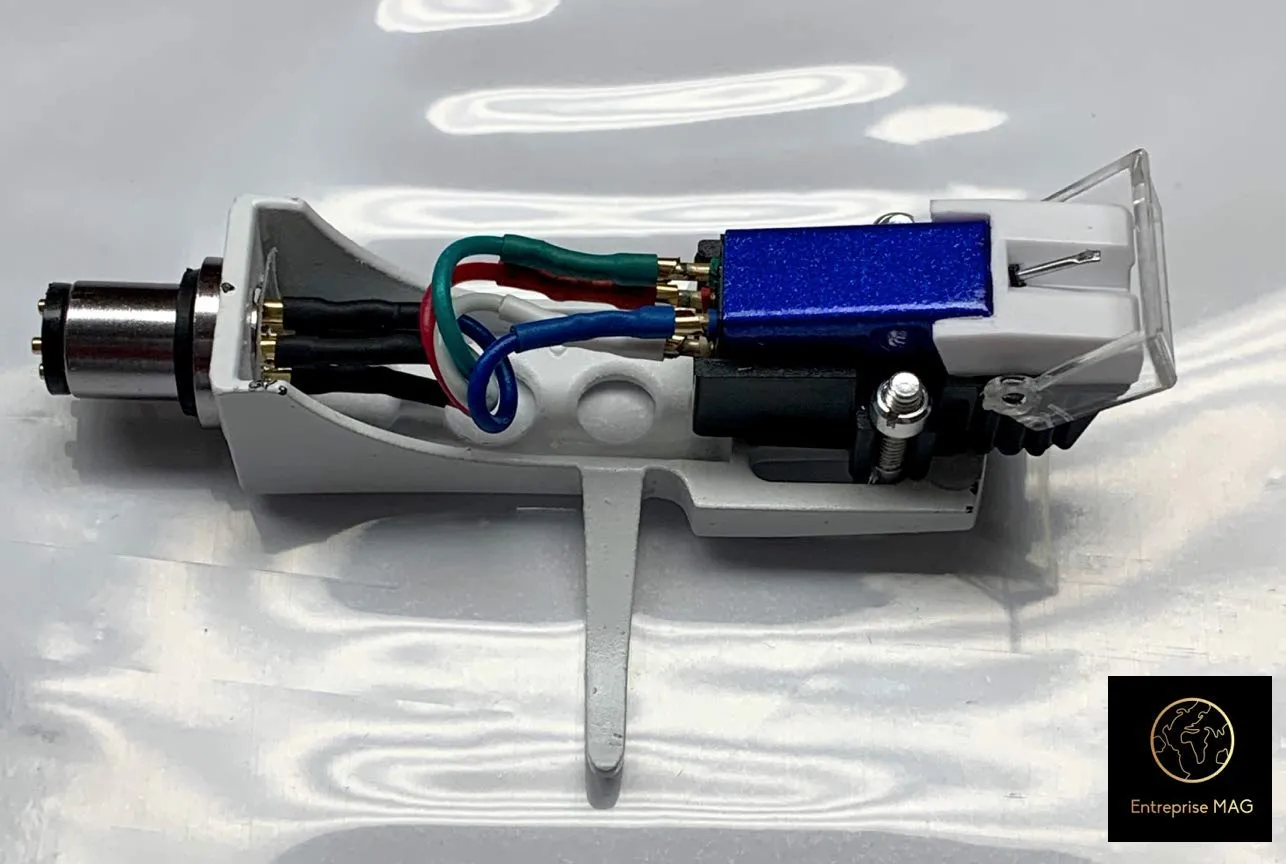 NEW Diamond Stylus Cartridge with White Headshell for Pioneer PL Series Turntables