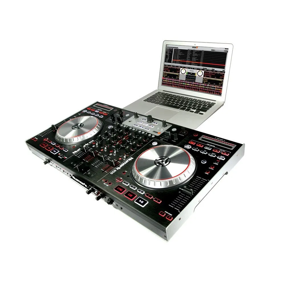 Numark NS6 4-Channel DJ Controller with Serato – High-Res Touch-Platters, Rugged Design, Premium Mixer