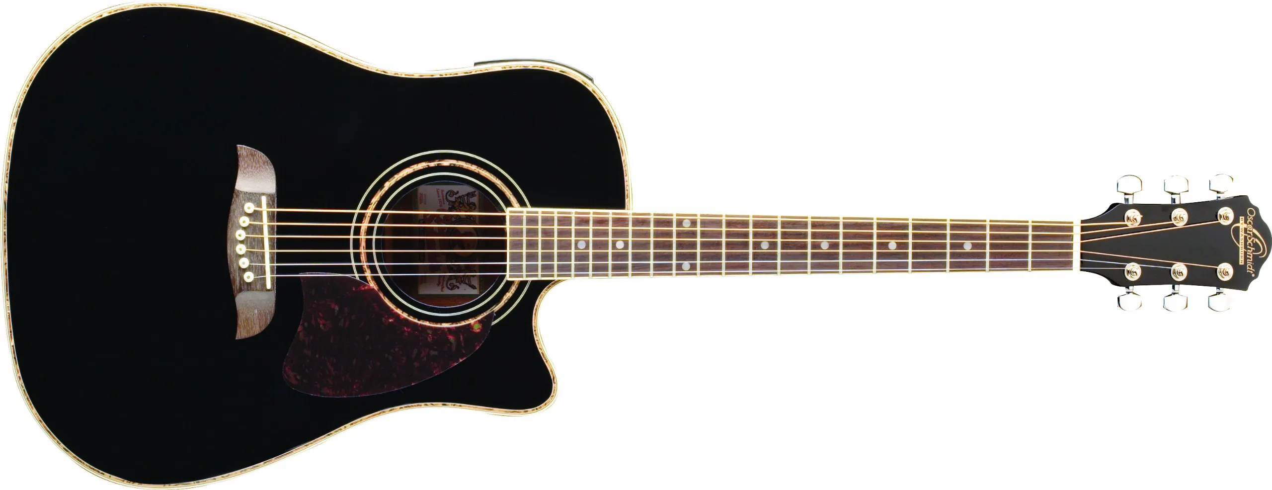 Oscar Schmidt 6 String Acoustic-Electric Guitar OG2CEB-A-U, Select Spruce Top, Active EQ System