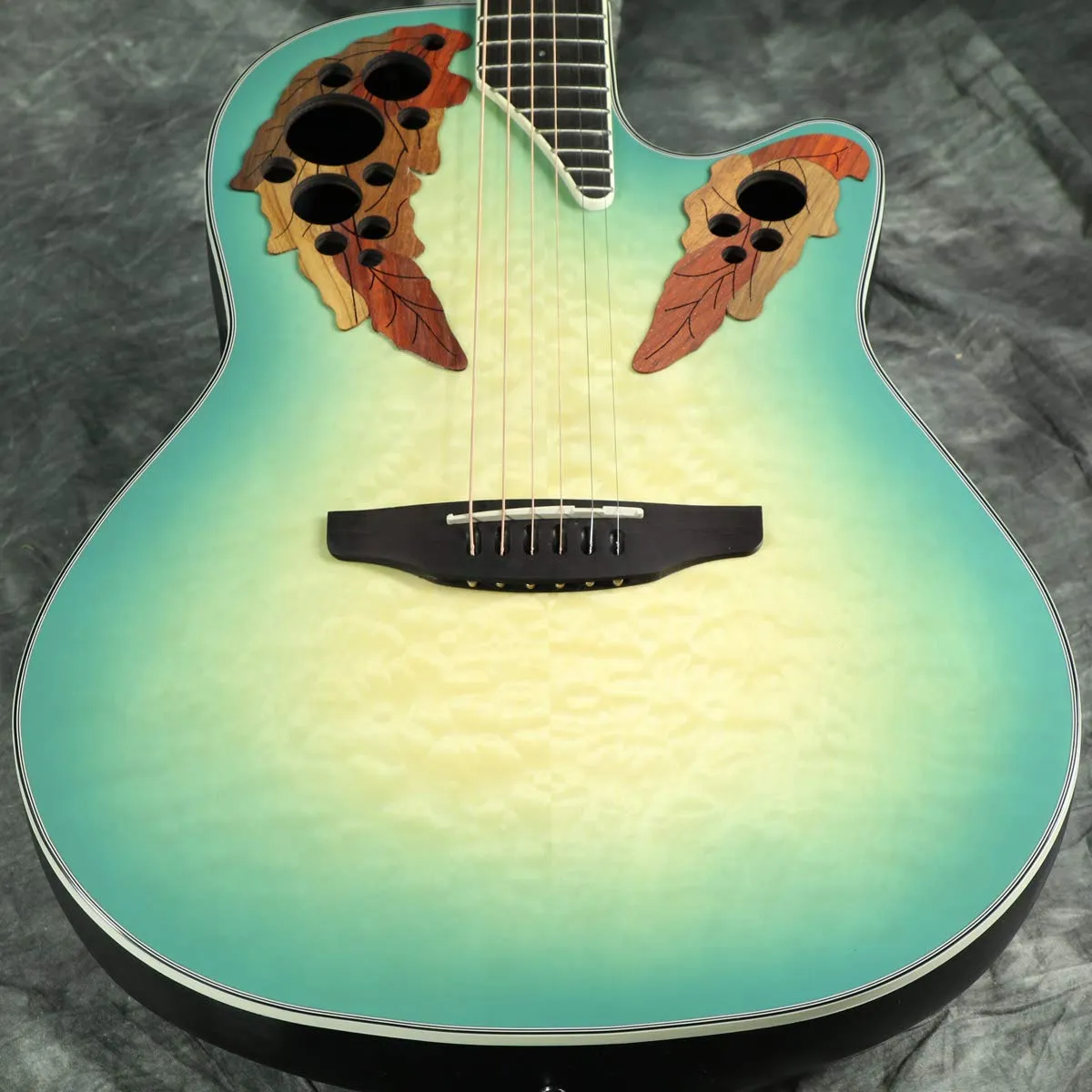 Ovation Celebrity Elite Plus CE44X-9B Mintburst Acoustic-electric Guitar with Maple Top