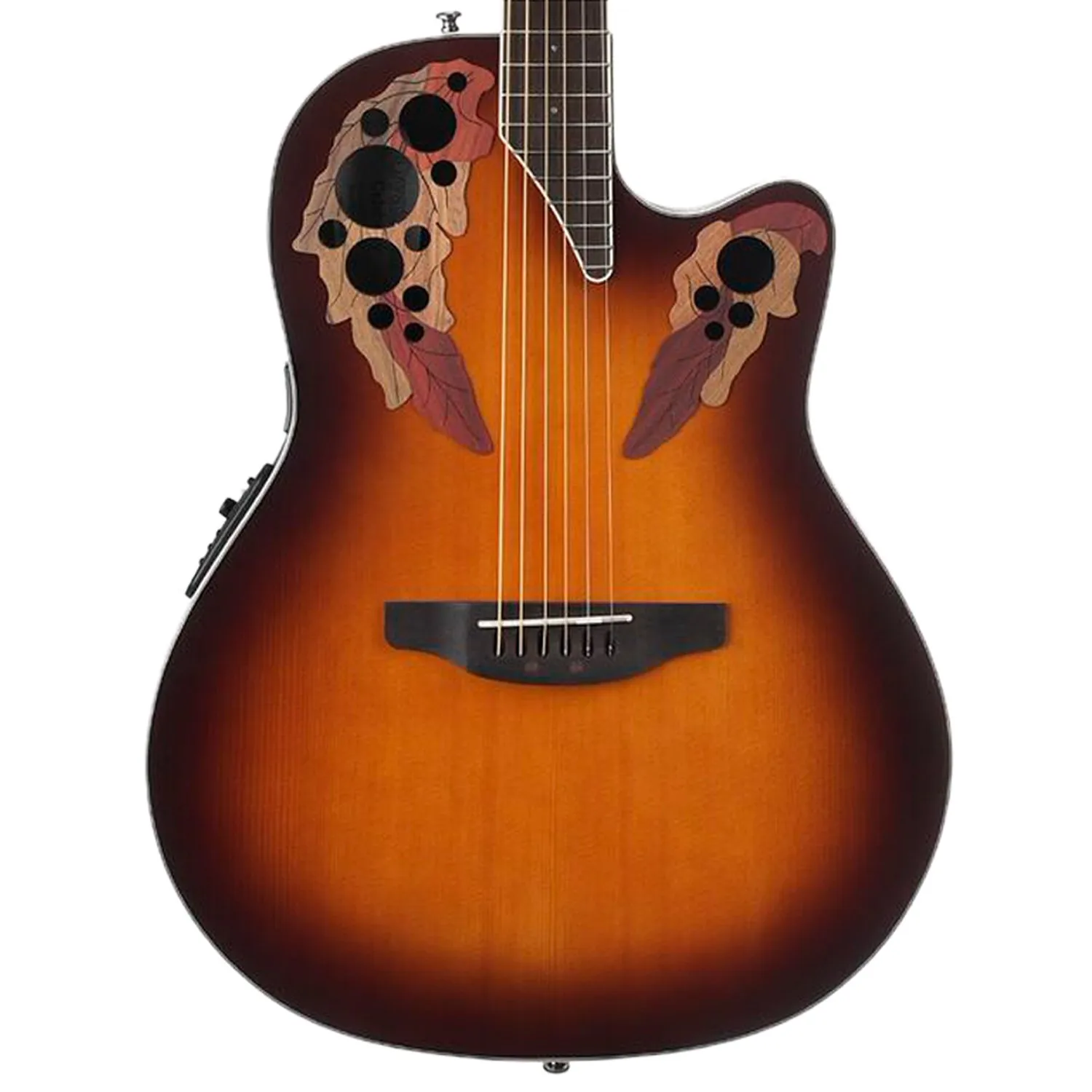 Ovation Celebrity Elite Solid Spruce Top Acoustic-Electric Guitar, Sunburst - Premium Sound & Style