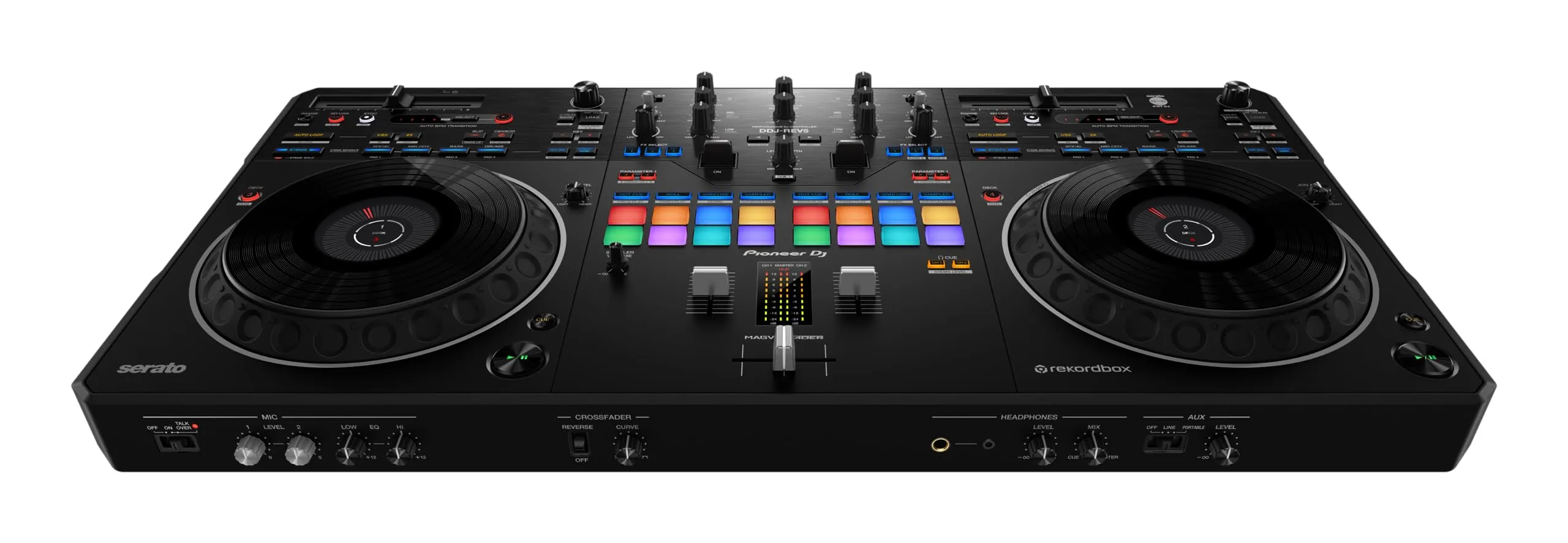 Pioneer DJ DDJ-REV5 4-Deck Controller with Stems Control, Serato DJ Pro, Adjustable Crossfader