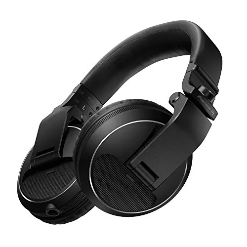 Pioneer DJ HDJ-X5 Professional DJ Headphones Black 40mm Drivers Detachable Cable Durable Design