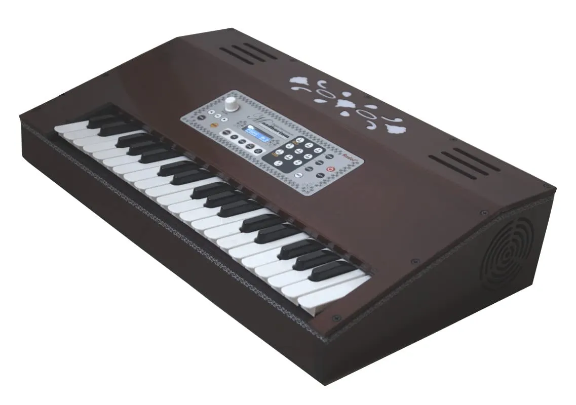 Radel Maadhurium Digital 3 Octave Scale Changer Harmonium - Lightweight, Adjustable Stand, 540x320x120mm