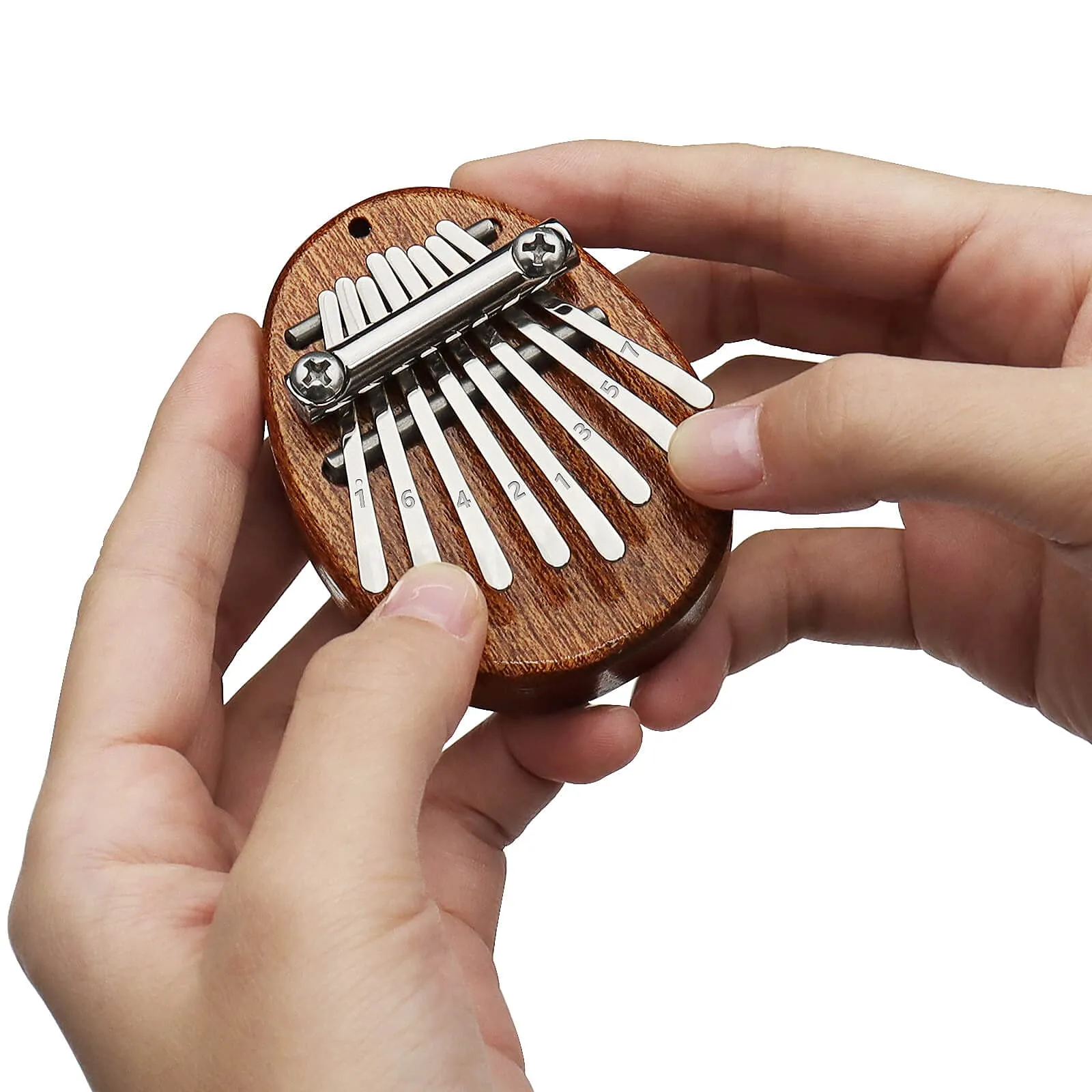 REGIS 8-Key Kalimba Thumb Piano in Bronze – Exquisite Sound Quality & Portable Design