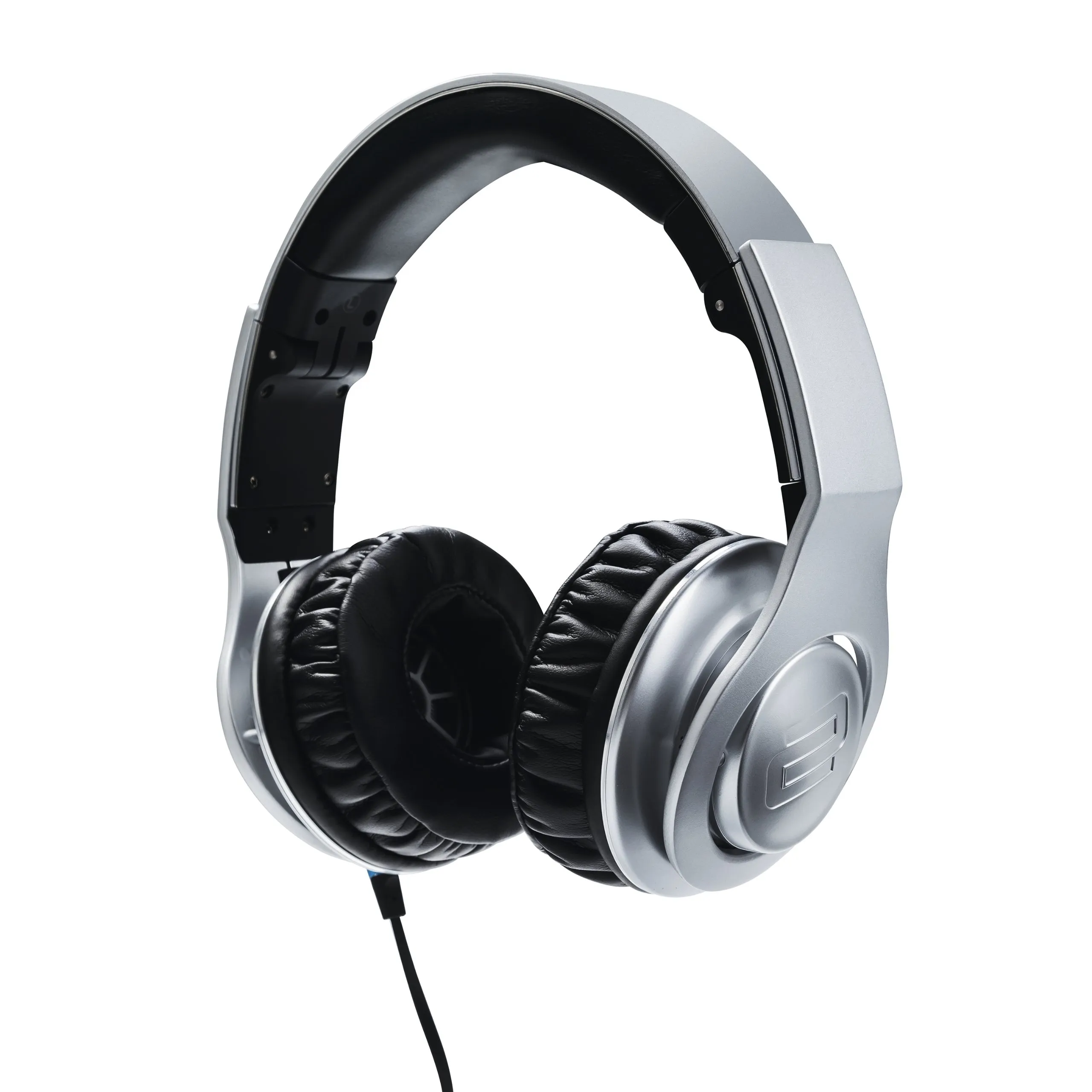 Reloop RHP-30 Professional DJ Headphones Silver, Retractable Design, Powerful Sound, Smartphone Control