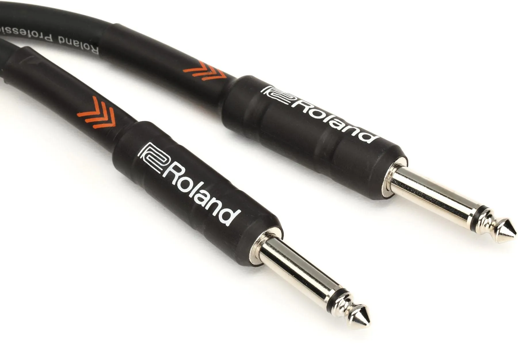 Roland Black Series 20ft Instrument Cable with 1/4-Inch Connectors, Low-Capacitance Design