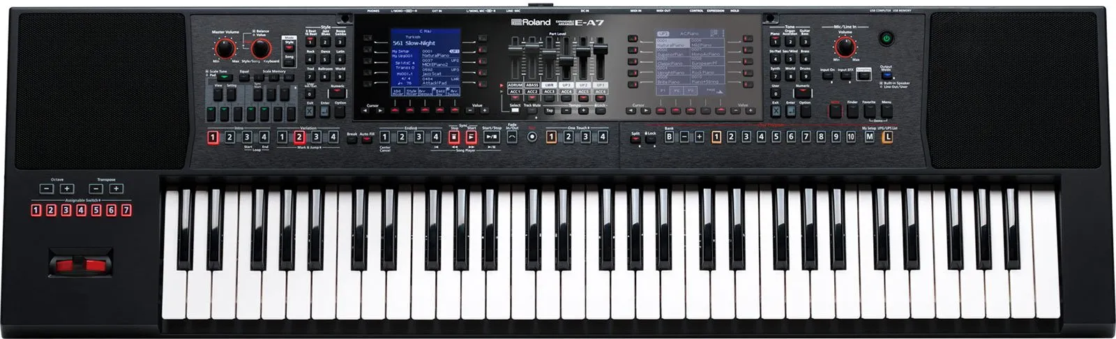 Roland E-A7 Expandable Arranger Keyboard with Vocal Effects, Over 1500 Tones & Easy Access