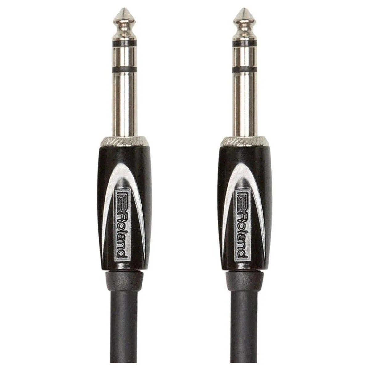 ROLAND RCC-10-TRTR 10ft Interconnect Cable Black - Studio Grade, Low-Capacitance, Heavy-Duty Connectors