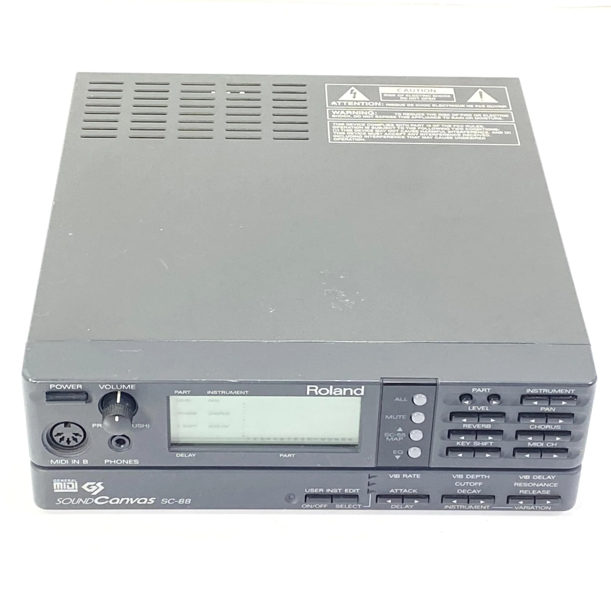 Roland SC-88 Sound Canvas Module 64-Voice Polyphony 32-Part Multitimbrality 8MB ROM