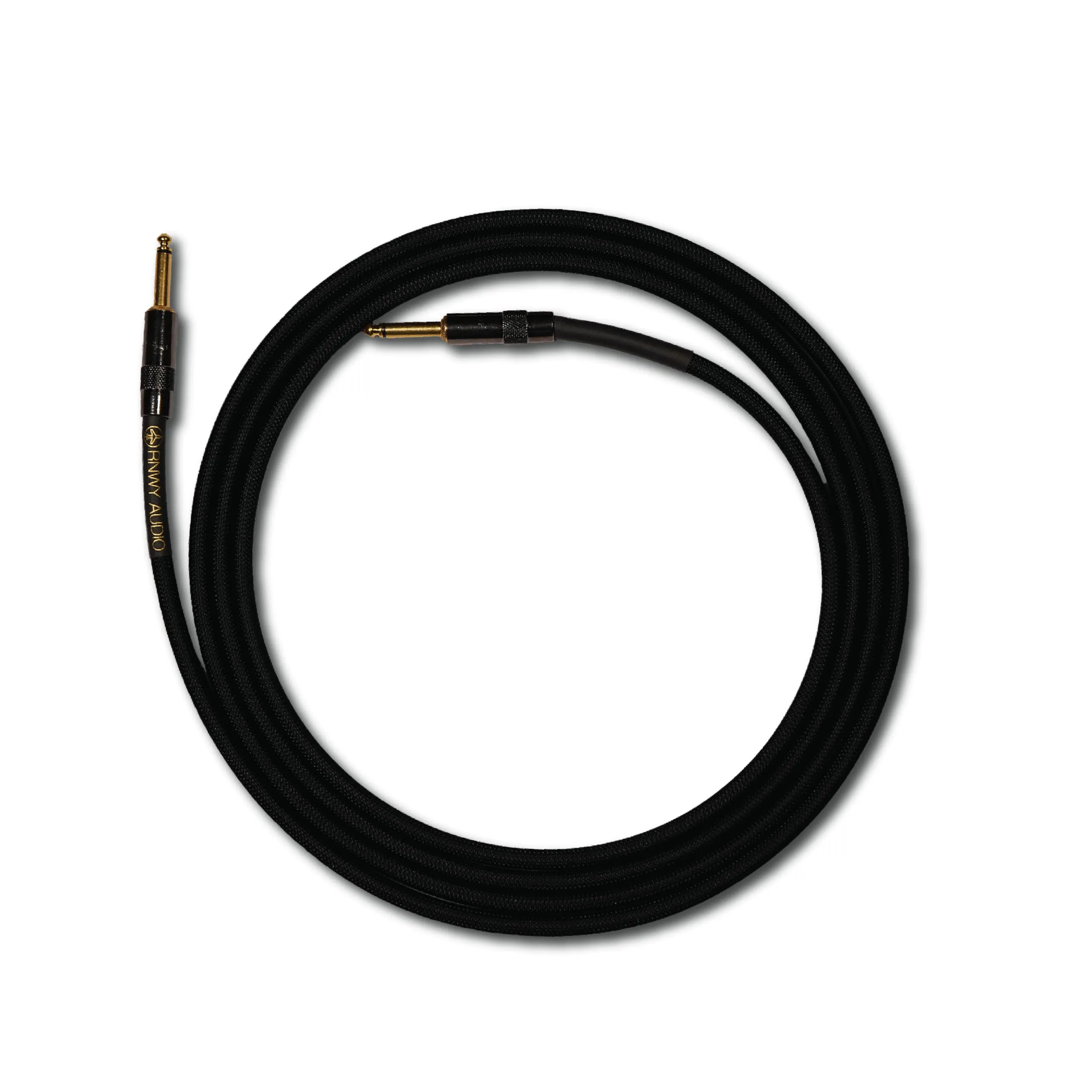 Runway Audio 10ft Instrument Cable - Lowest Capacitance, Premium Quality, Black-Out Design