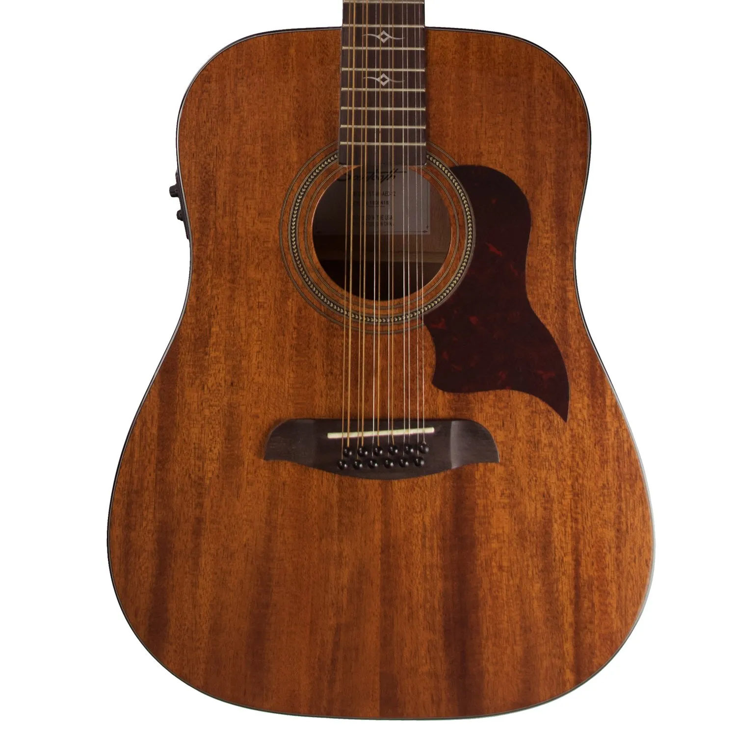 Sawtooth Mahogany Series 12-String Acoustic-Electric Guitar with Solid Mahogany Top, Gloss Finish