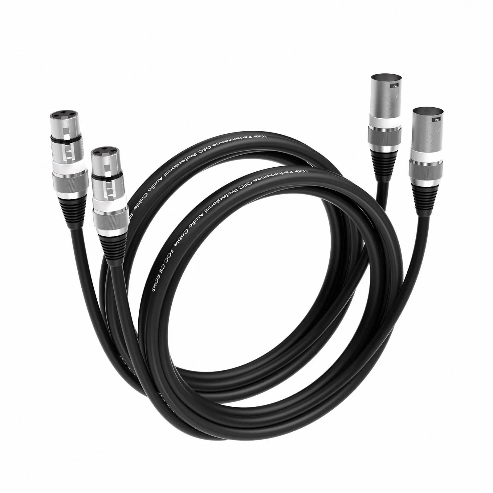 Semusgx 6FT XLR Microphone Cable, Professional Grade Audio Connections, Balanced Shielded, Durable Design