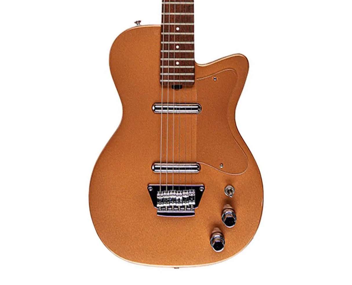 Silvertone 1303 Series Single Cut Guitar - Copper Metallic Finish, Mahogany Body