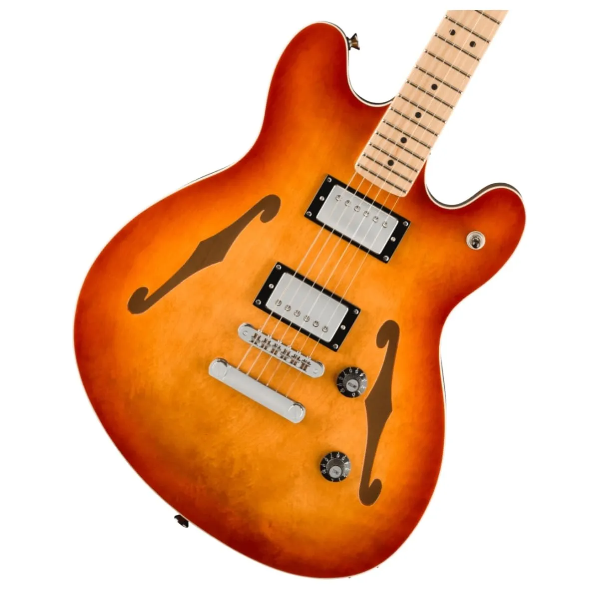 Squier Affinity Series Starcaster Deluxe Semi-hollowbody Electric Guitar - Sienna Sunburst