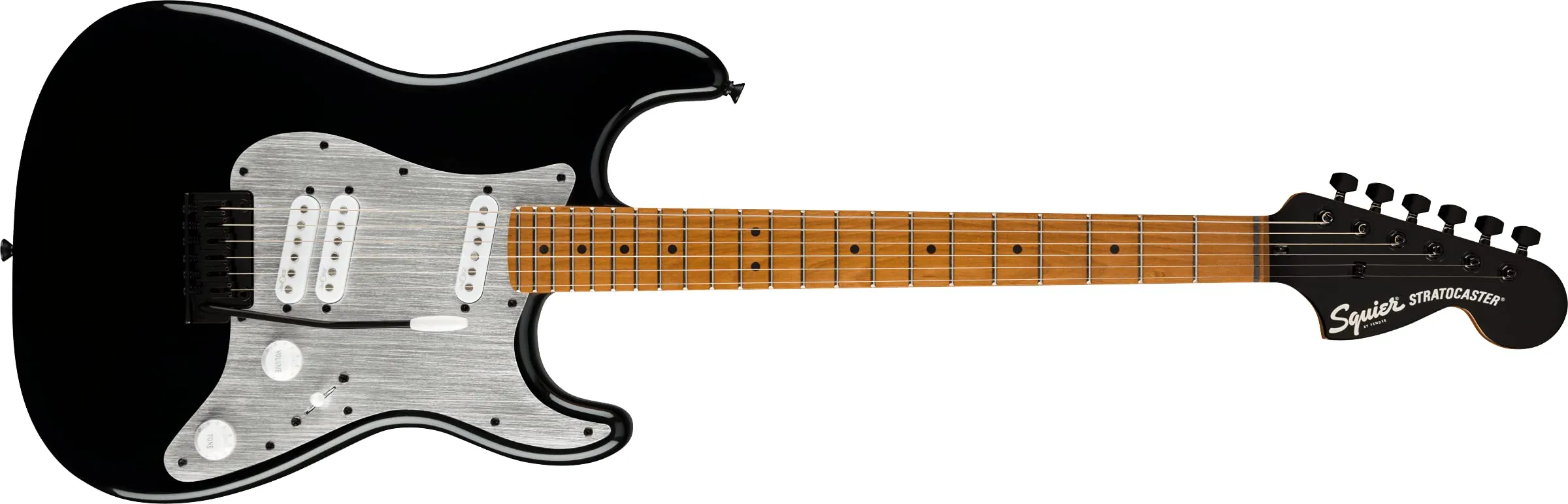 Squier Contemporary Special Stratocaster Electric Guitar, Black, Roasted Maple Fingerboard