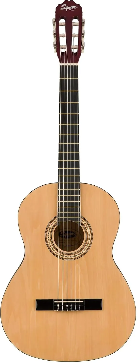 Squier SA-150N Classical Acoustic Guitar Natural, 2-Year Warranty, Perfect for Beginners