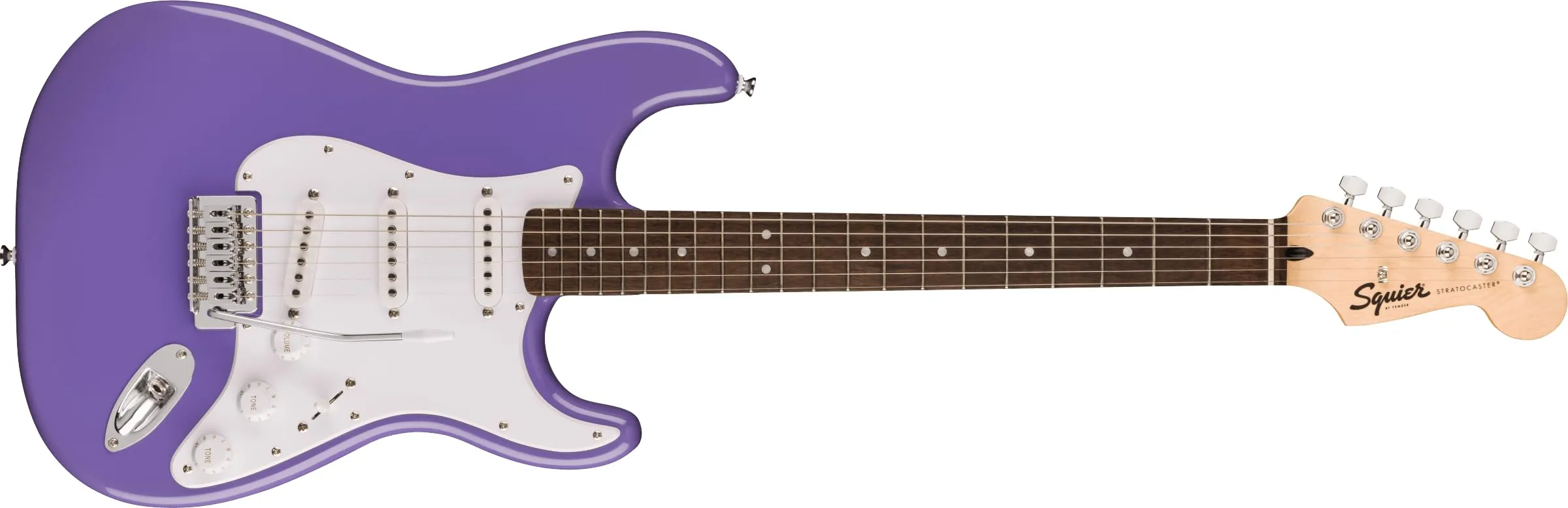 Squier Sonic Stratocaster Electric Guitar, Ultraviolet, Laurel Fingerboard, 2-Year Warranty