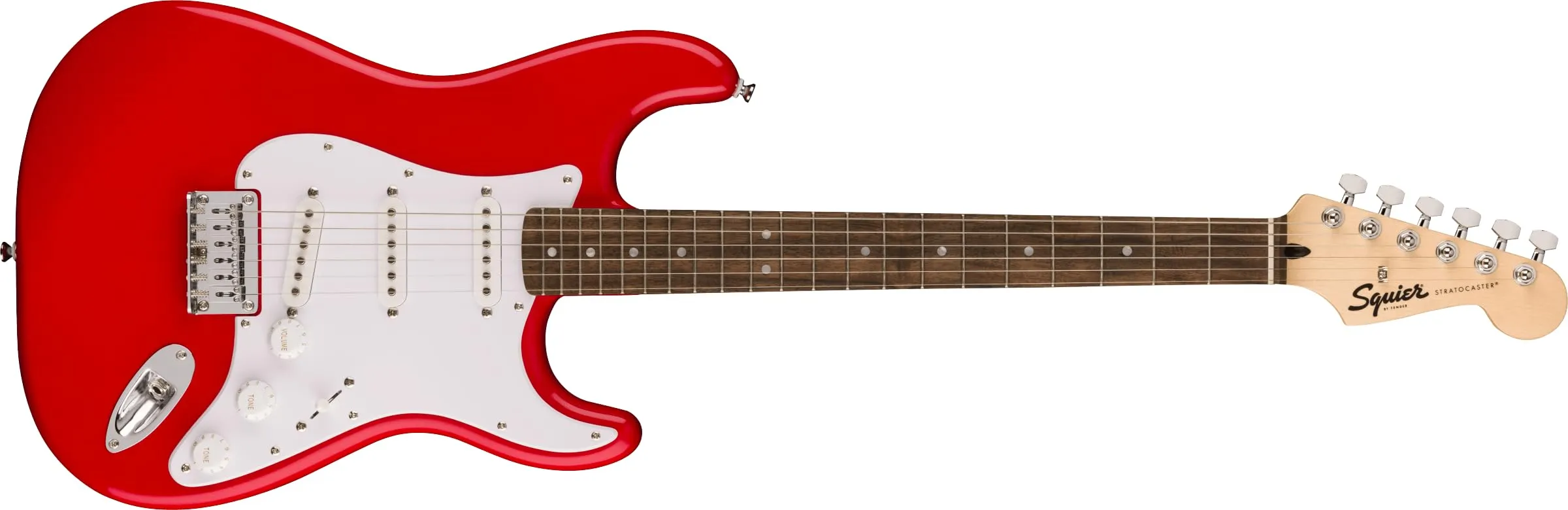 Squier Sonic Stratocaster HT Electric Guitar Torino Red, Laurel Fingerboard, 2-Year Warranty