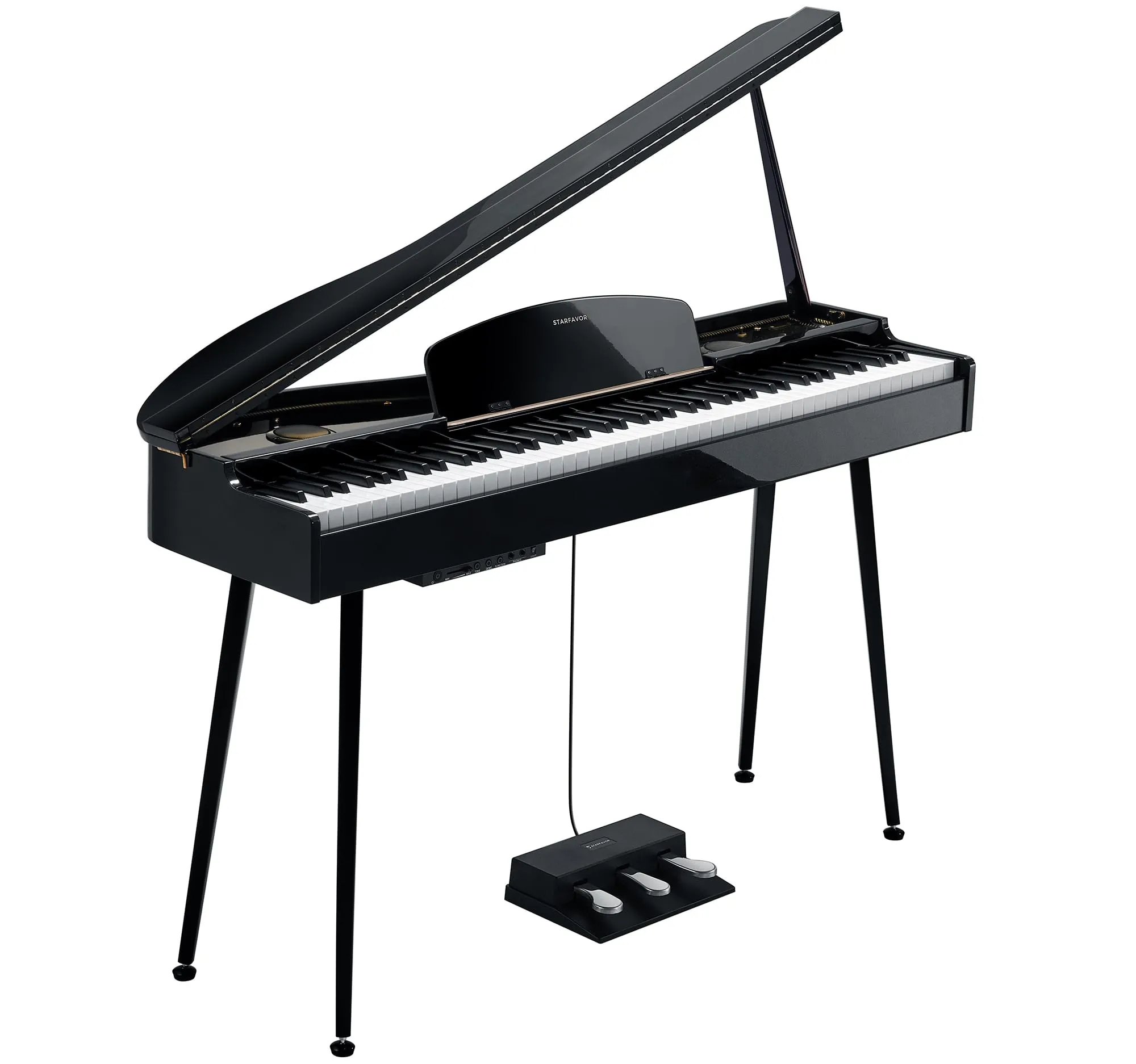 Starfavor REVERIE Grand Digital Piano 88 Keys Weighted Keyboard with Bluetooth & USB-MIDI