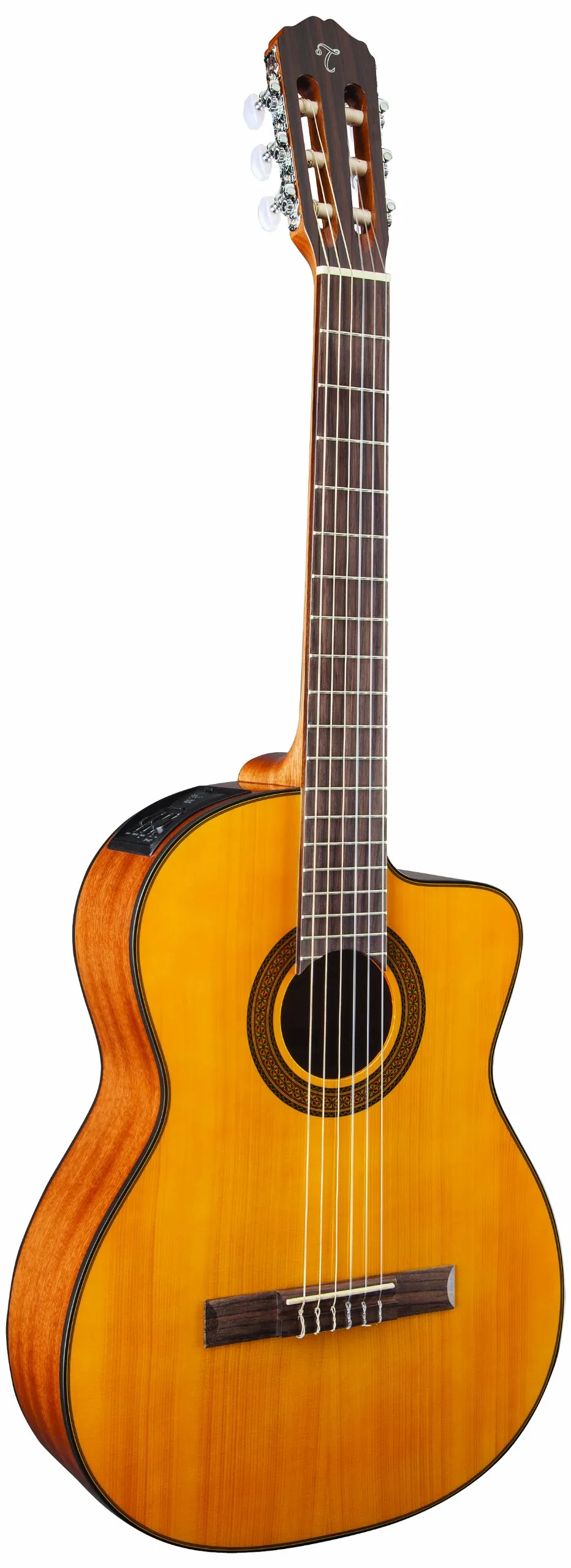 Takamine G Series GC3CE-NAT Acoustic-Electric Classical Guitar, Natural, Mahogany Back & Sides