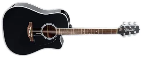 Takamine GD-34CE Acoustic-electric Guitar - Black, Spruce Top, Laurel Fingerboard, Dreadnought Body