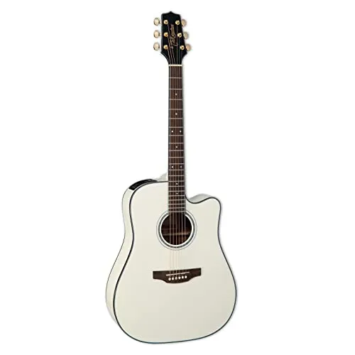 Takamine GD-35CE PW Acoustic-Electric Guitar - 6-String, Pearl White, Spruce Top, Laurel Fingerboard