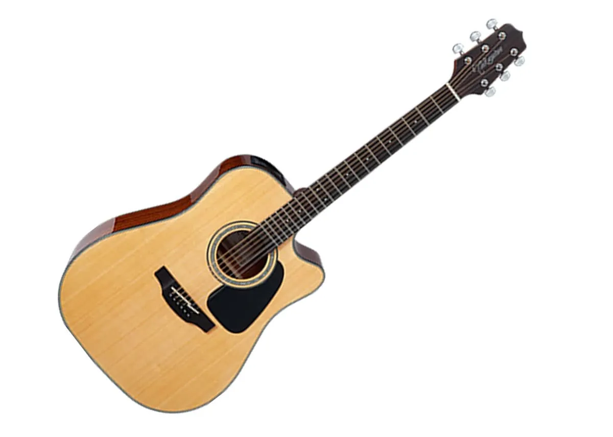 Takamine GD30CE-NAT Acoustic-Electric Guitar, Solid Spruce Top, Mahogany Back, Natural Finish