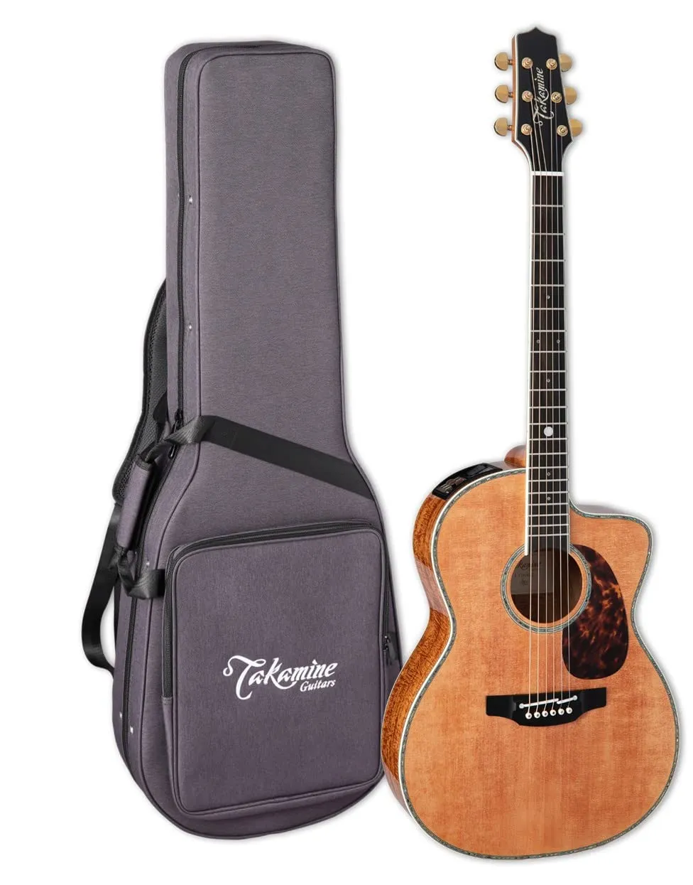 Takamine LTD2022 Acoustic-Electric Guitar - Natural, 6-String, Koa Back/Sides, Ebony Fretboard