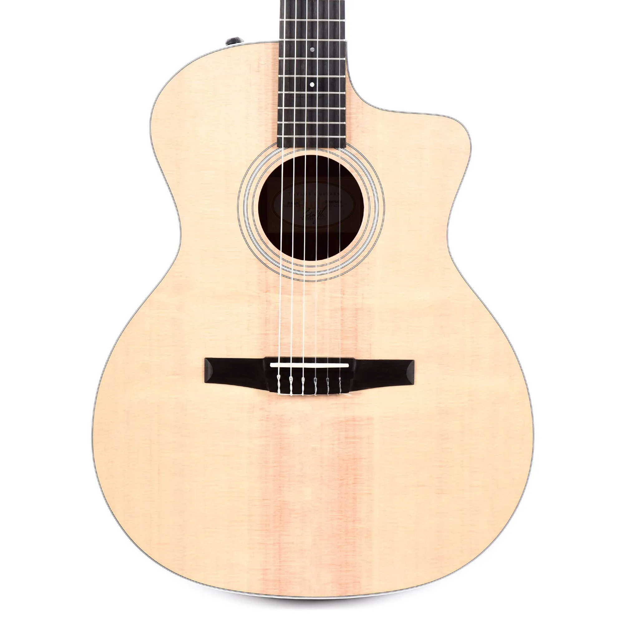 Taylor 214ce-N Nylon Acoustic-electric Guitar - Natural, 6-string, Spruce Top, ES-N Electronics