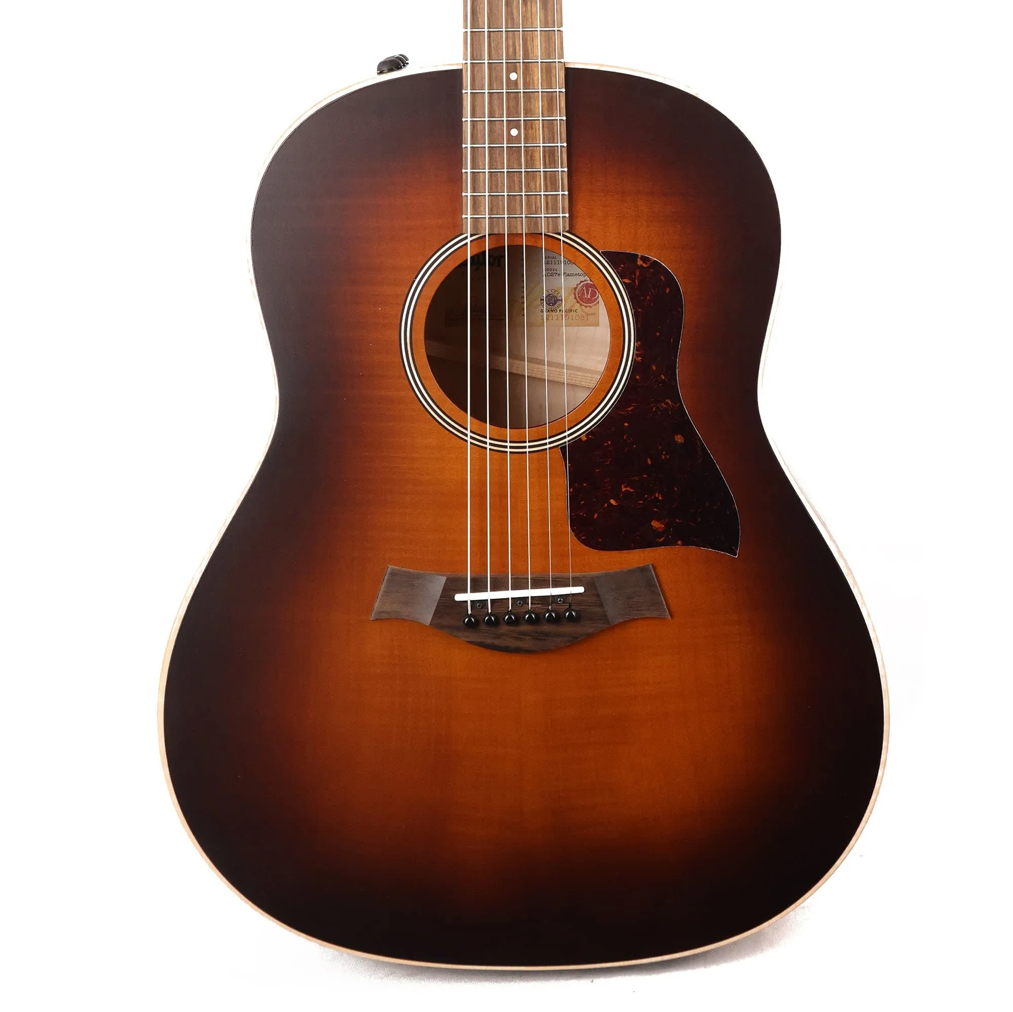 Taylor American Dream AD27e Flametop Acoustic-electric Guitar - Woodsmoke, 6-String, Flame Maple