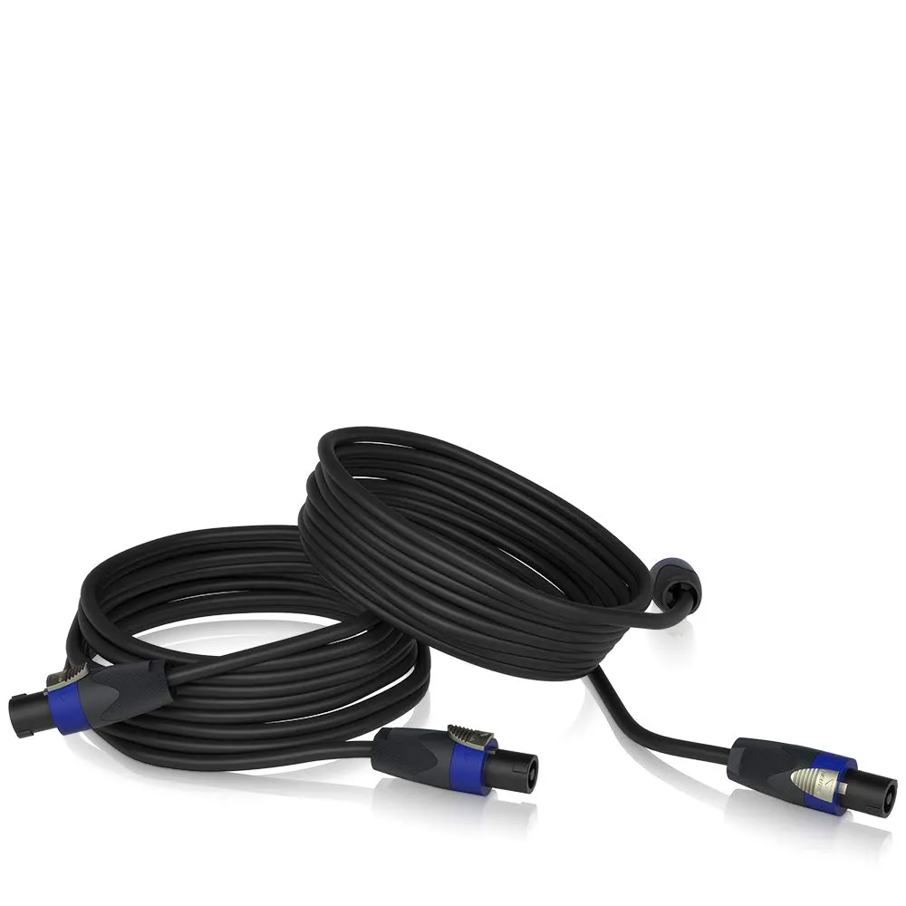 Turbosound Professional Speaker Cable TSPK-1.5-8M, 2-Pack 26 ft, Neutrik Connectors, 14 AWG