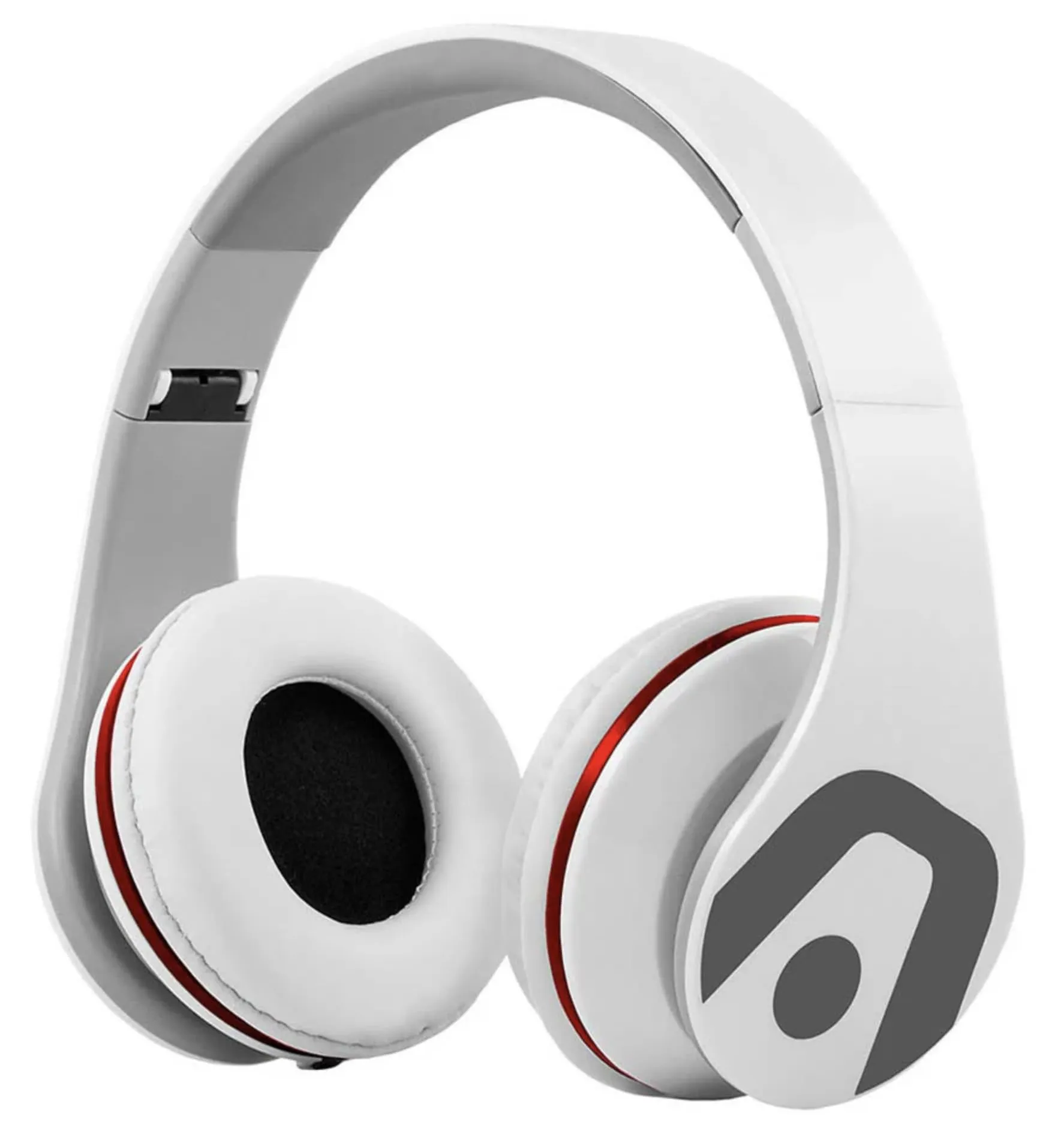 ULTIMATE SOUND DJ PRO HEADSET IN WHITE & BLACK WITH DETACHABLE CABLE, LIGHTWEIGHT DESIGN