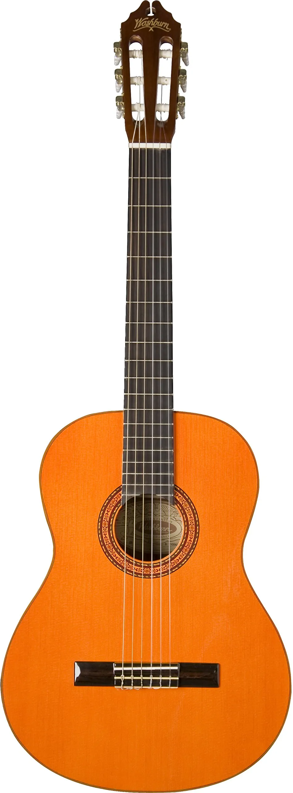 Washburn Classical C5 Acoustic Guitar - Spruce Top, Catalpa Back, D'addario EJ46 Strings